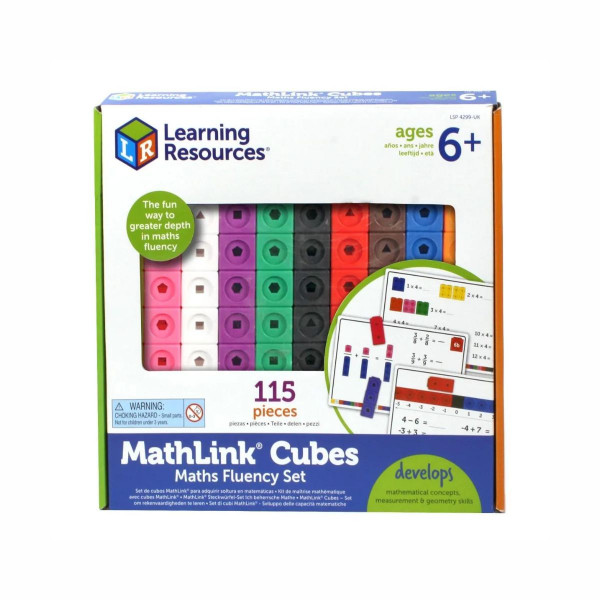 Сет со математички активности, MathLink® Cubes Maths Fluency Set