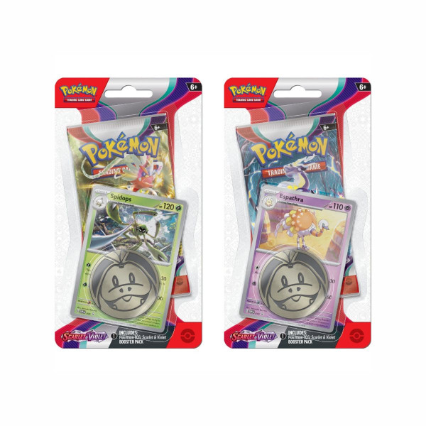 Карти, Scarlet & Violet Paldea Evolved - Checklane Blister Pack (сет од 2) 