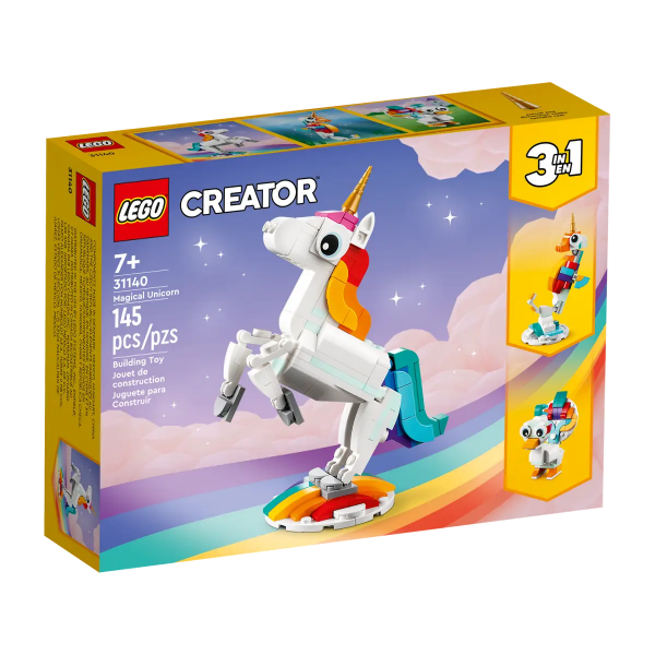 LEGO коцки, Creator, Magical Unicorn 3 in 1