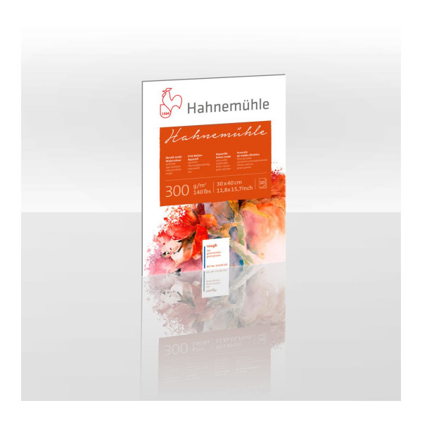 Блок - традиционална изработка, Hahnemühle 300 g/cm², 30 x 40 cm, груба хартија