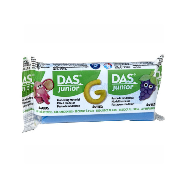 Глина, DAS Junior, 100g, светлосина 