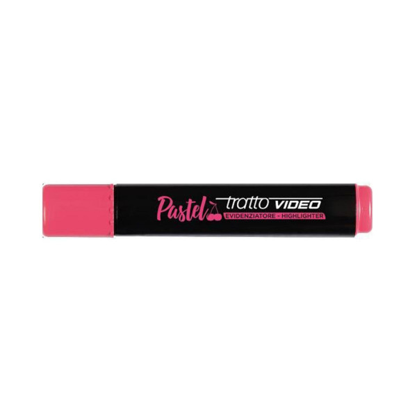 Маркер, Tratto Video - Pastel, Cherry Red 