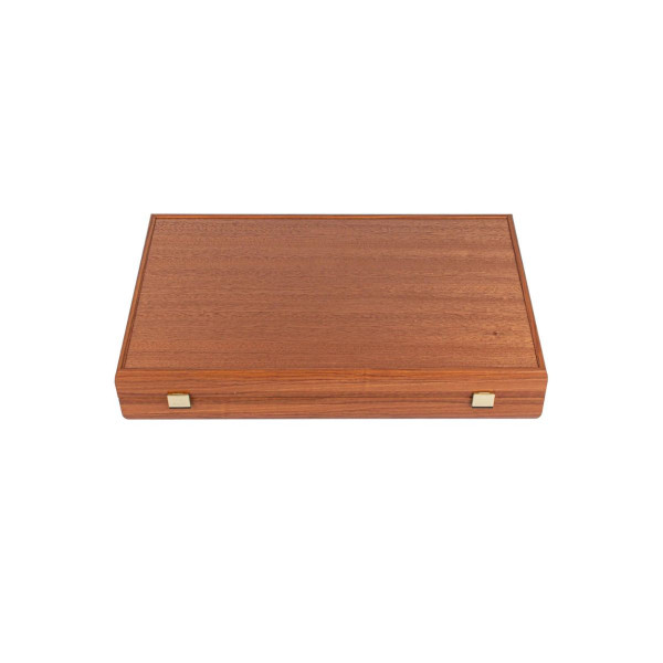 Сет за табла, Handmade Mahogany Inlaid Backgammon with Black & Oak Points