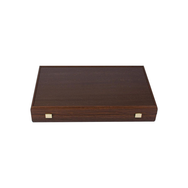 Сет за табла-рачна изработка, Wenge Inlaid Backgammon w/ Walnut Burl and Oak