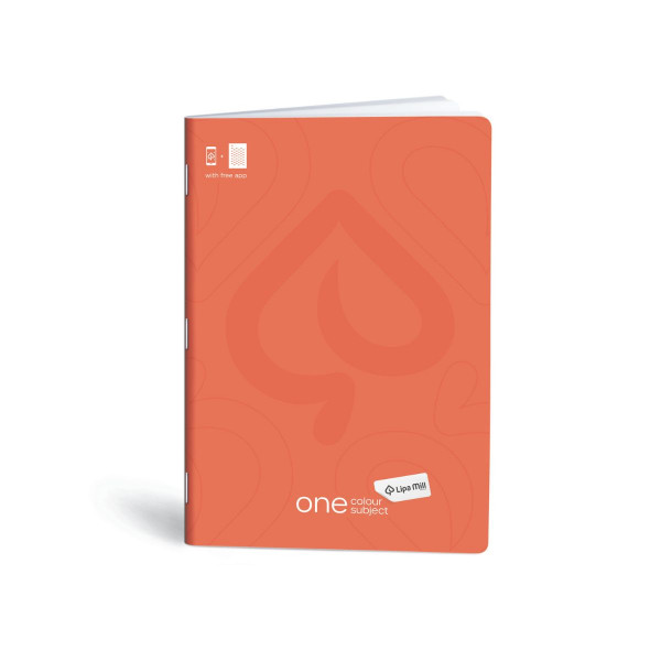 Тетратка, Lipa Mill/Mar Mar, Premium - One Colour, A5, линии