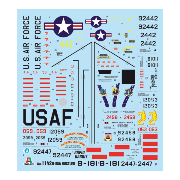 Макета, B-58 Hustler, 1:72