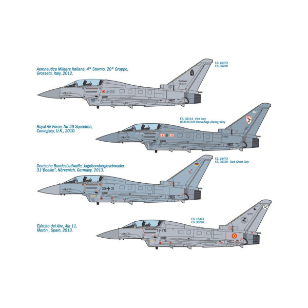 Макета, EF 2000 Typhoon IIB, 1:72