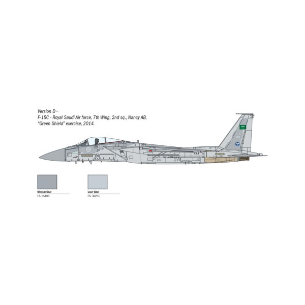 Макета, F-15C Eagle, 1:72