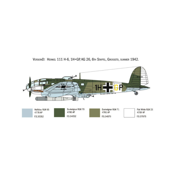 Макета, Heinkel HE111H, 1:72