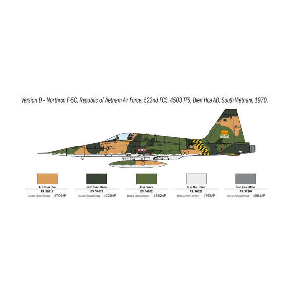 Макета, F-5A Freedom Fighter, 1:72