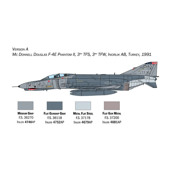 Макета, F-4E/F Phantom II, 1:72