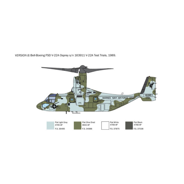Макета, V-22A Osprey, 1:72