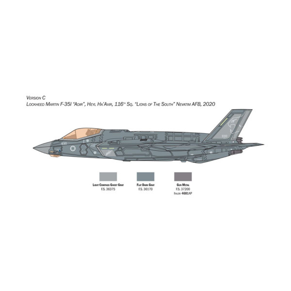 Макета, F-35A LIGHTNING II CTOL version (Beast Mode), 1:72