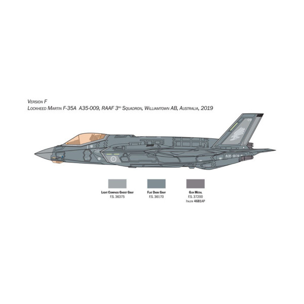 Макета, F-35A LIGHTNING II CTOL version (Beast Mode), 1:72
