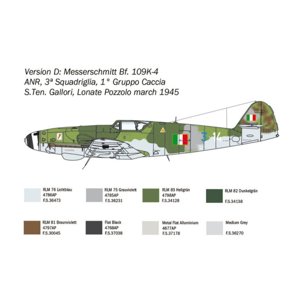 Макета, Messerschmitt Bf 109 K-4, 1:48
