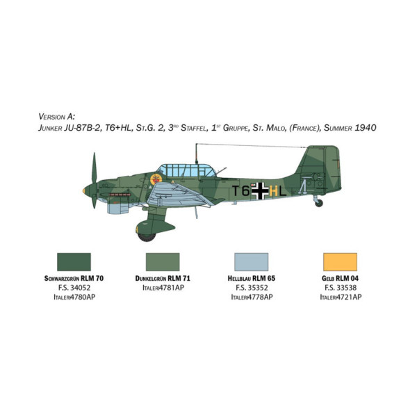 Макета, Junkers JU-87B Stuka, 1:48