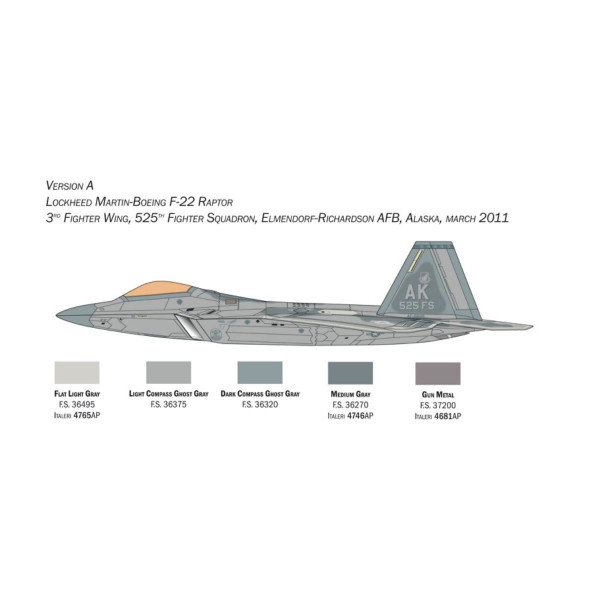 Макета, F-22 A Raptor, 1:48