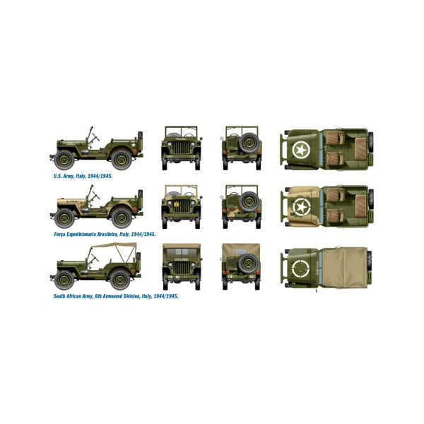 Макета, Willys Jeep 1/4 TON 4x4, 1:72
