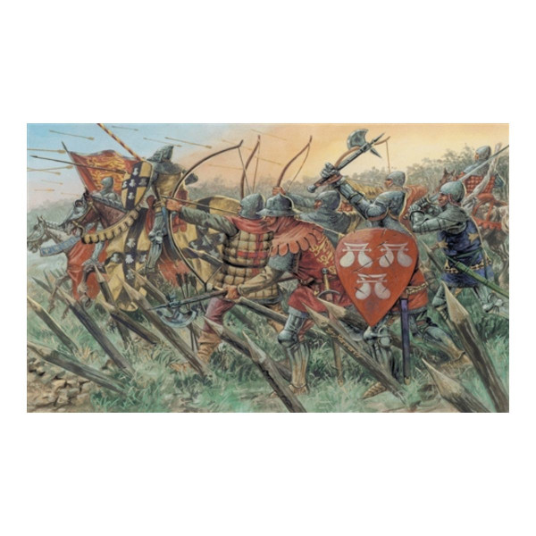 Макета, English Knights and Archers, 1:72
