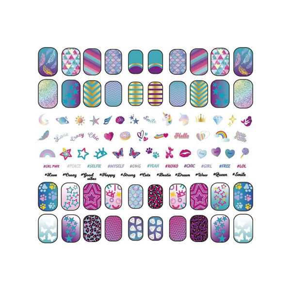 Детски сет за маникир, Crazy Chic - Shiny Nails (Glow in the dark) 