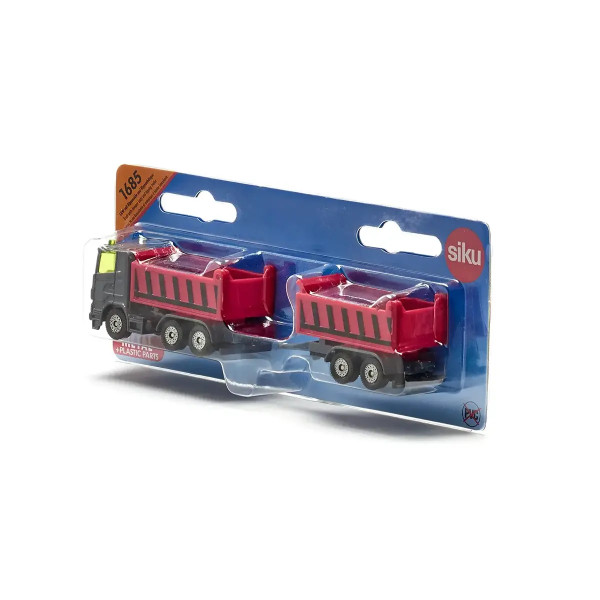 Фигура, Truck with Dumper Body and Tipping Trailer