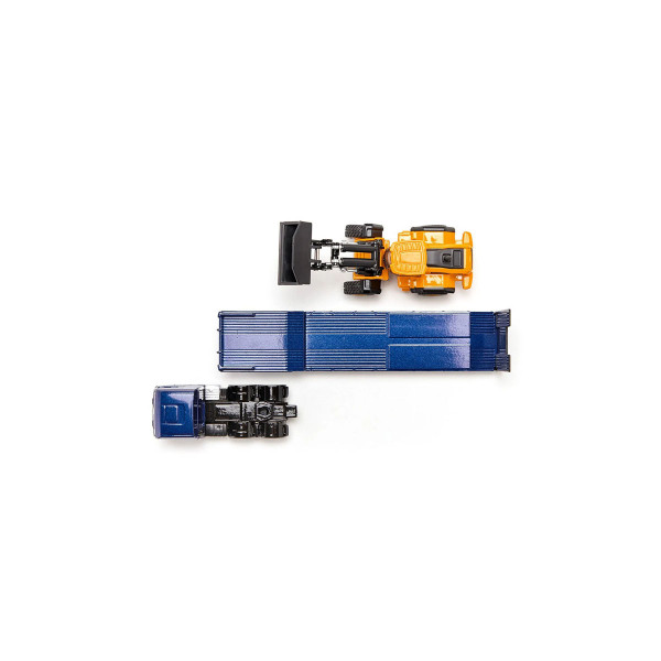 Фигура, MAN Truck with Low Loader and JCB Wheel Loader 