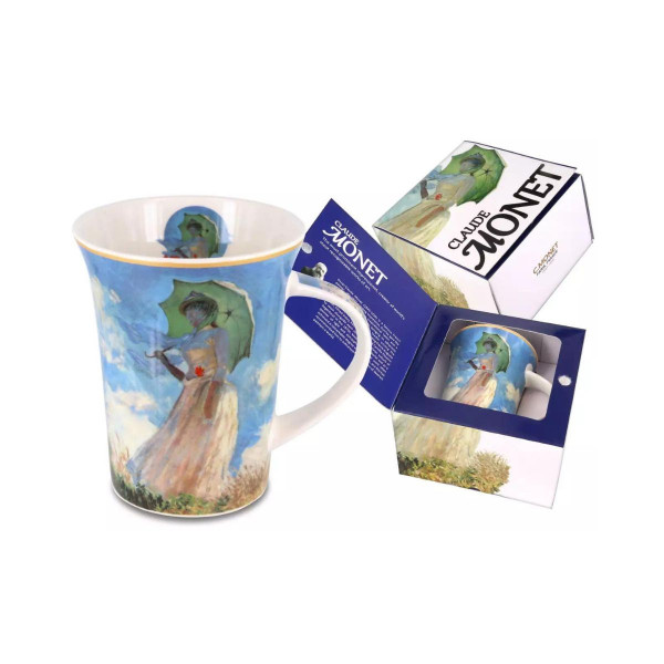 Шолја, Carmani, Monet - Woman With a Parasol, 350ml 