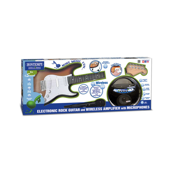 Електронска рок гитара со безжично појачало, iSound Electronic Rock Guitar 