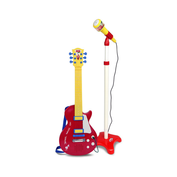 Електронска рок гитара, iPlay Electronic Rock Guitar w/ Stage Microphone 