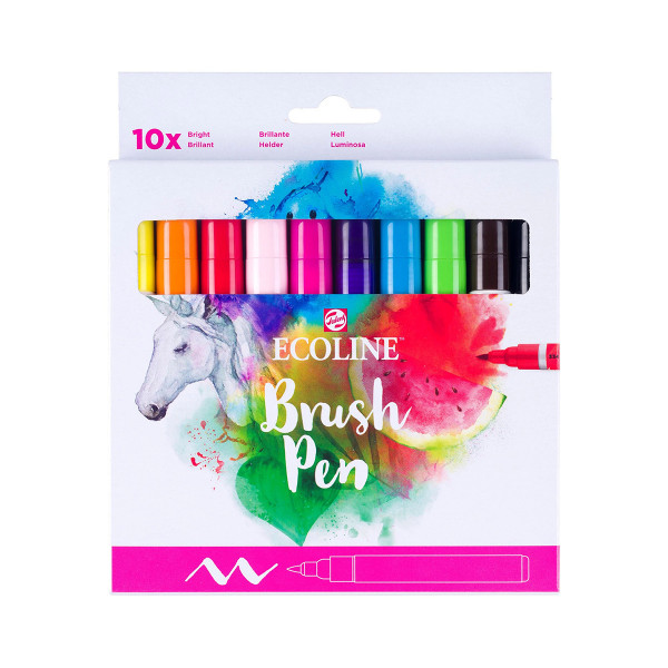 Сет брашпенс, Ecoline - Bright, 10 бои