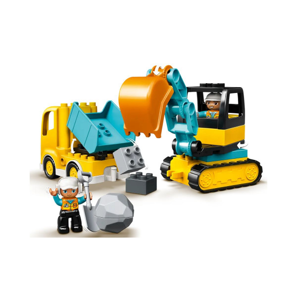 LEGO коцки, Duplo, Truck and Tracked Excavator