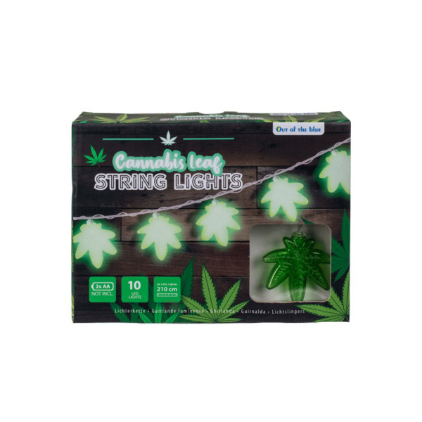 3D LED сијалички - Cannabis Leaf, 1/10