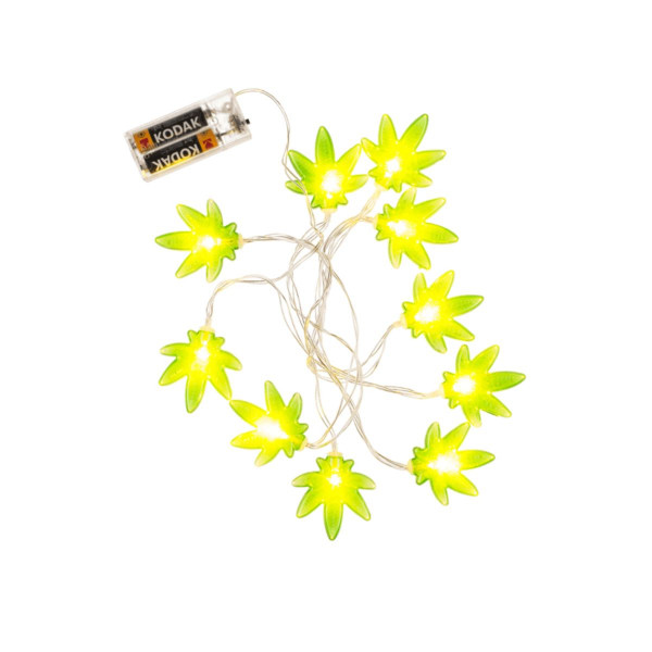 3D LED сијалички - Cannabis Leaf, 1/10