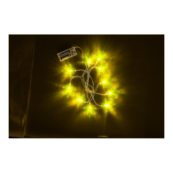 3D LED сијалички - Cannabis Leaf, 1/10