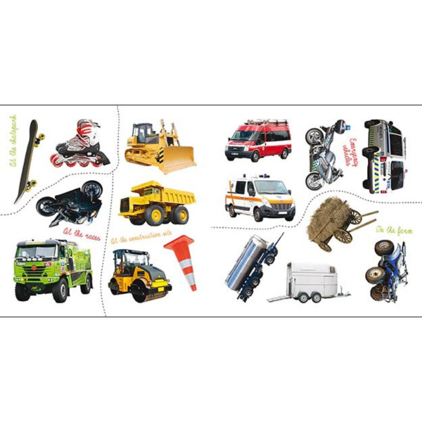 Сликовница со стикери - Transport 