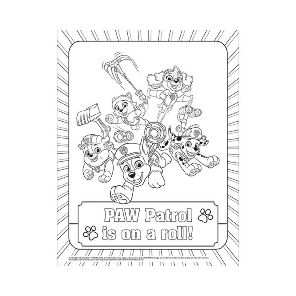 Боенка со 100 металик стикери Paw Patrol 