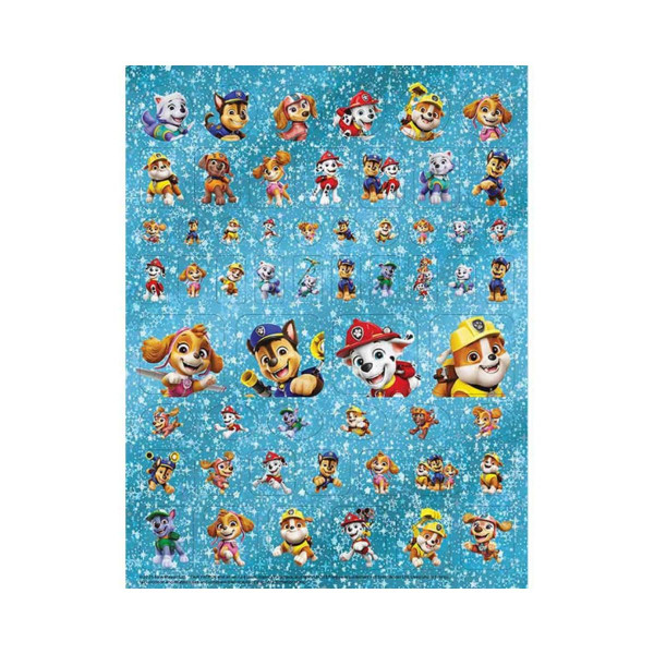 Боенка со 100 металик стикери Paw Patrol 