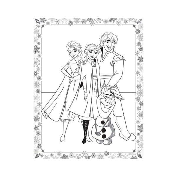 Боенка со 100 металик стикери - Frozen 