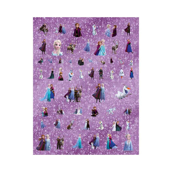 Боенка со 100 металик стикери - Frozen 