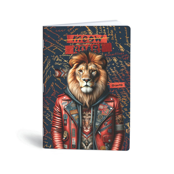 Тетратка, Lipa Mill, Fashion Animals, A4, линии