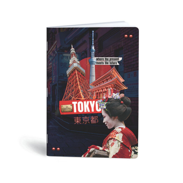 Тетратка, Lipa Mill, Collage Cities, A4, линии 