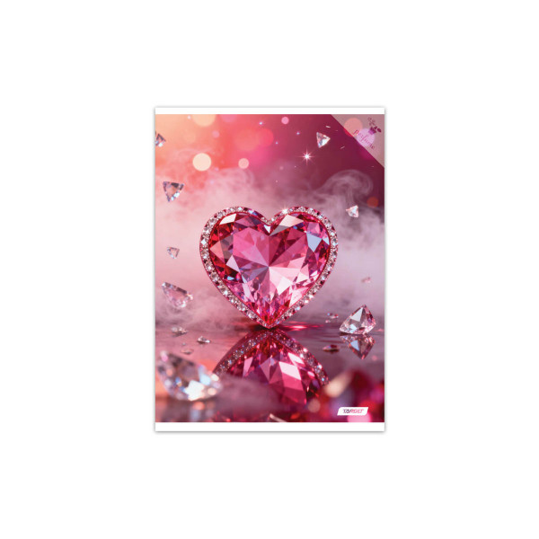 Тетратка, Target - Crystal Diamond, A5, 54 листа, линии 