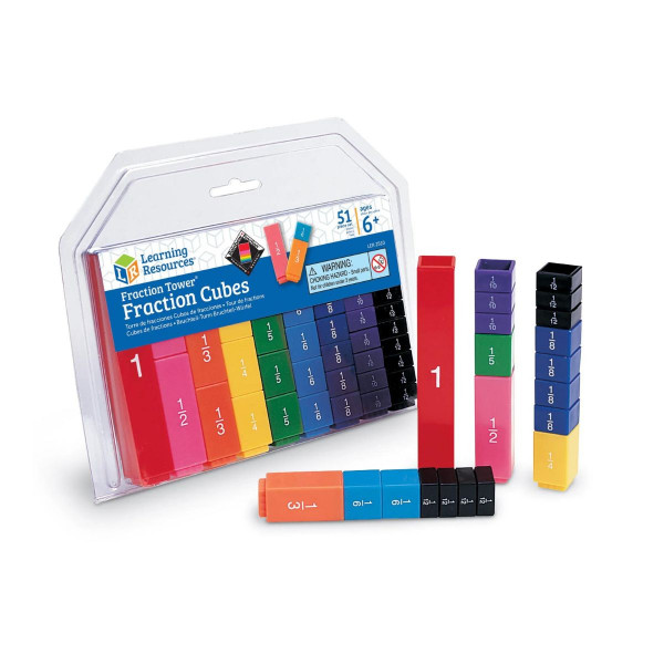 Математички коцки, Fraction Tower® Fraction Cubes