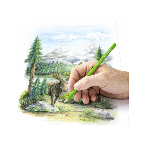 Сет од 72 дрвени боици во метална кутија, STAEDTLER® Design Journey 