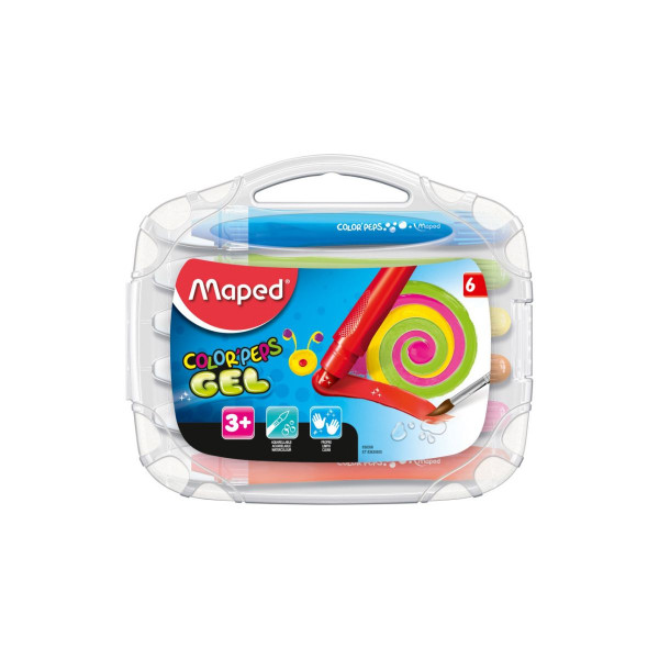 Сет од 6 гел креони, Color'Peps Gel