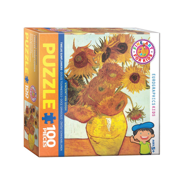 Сложувалка, Twelve Sunflowers, Van Gogh, 100 парчиња 