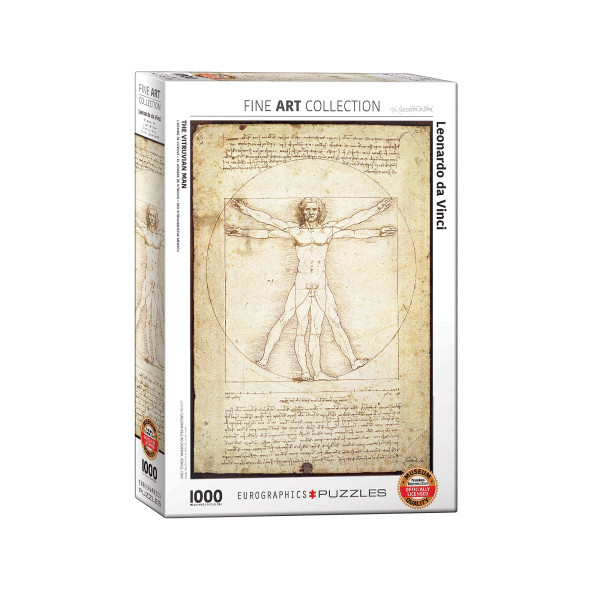 Сложувалка, The Vitruvian Man, Da Vinci, 1000 парчиња 