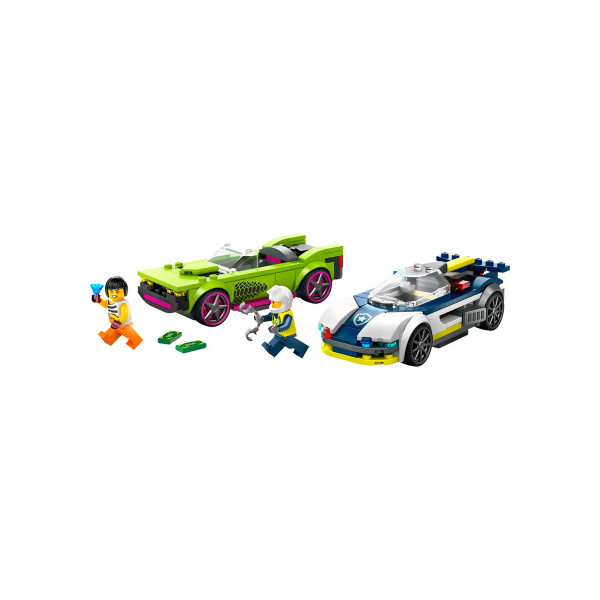 LEGO коцки, City, Police Car and Muscle Car Chase 