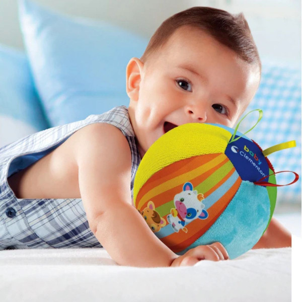 Едукативна мека топка, Baby Clementoni - Animal Friends Musical Ball