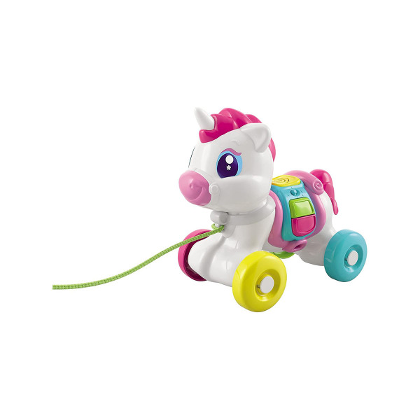 Играчка за влечење, Baby Clementoni - Pull Along Baby Unicorn 